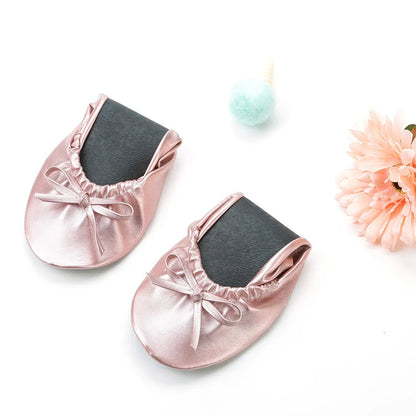 Foldable Indoor Ballet Shoes Lace-Free