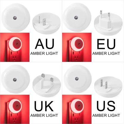 Red Light Energy Saving Socket Light