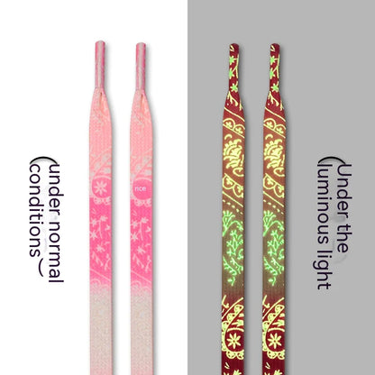 Luminous Paisley Dragon Shoelaces