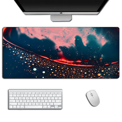 Gaming Mouse Pad With Technological Sense Pattern